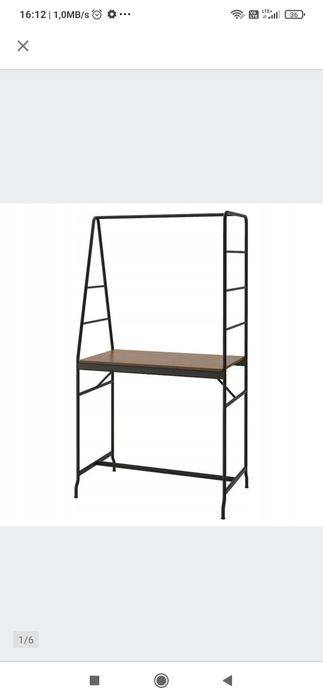 Stół wysoki z drabinkami Ikea nowy
