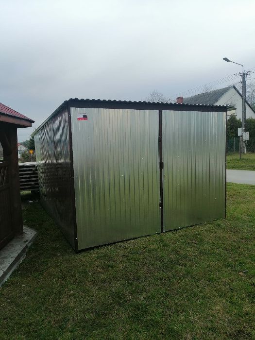 garaż 3x5, garaże na budowę, garaże drewnopodobne, wzmocnione, profil