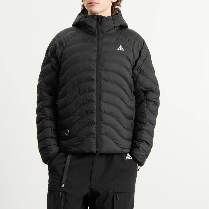 Оригінальна чоловіча куртка мікропуховик Nike ACG Lava Flow Jacket Black