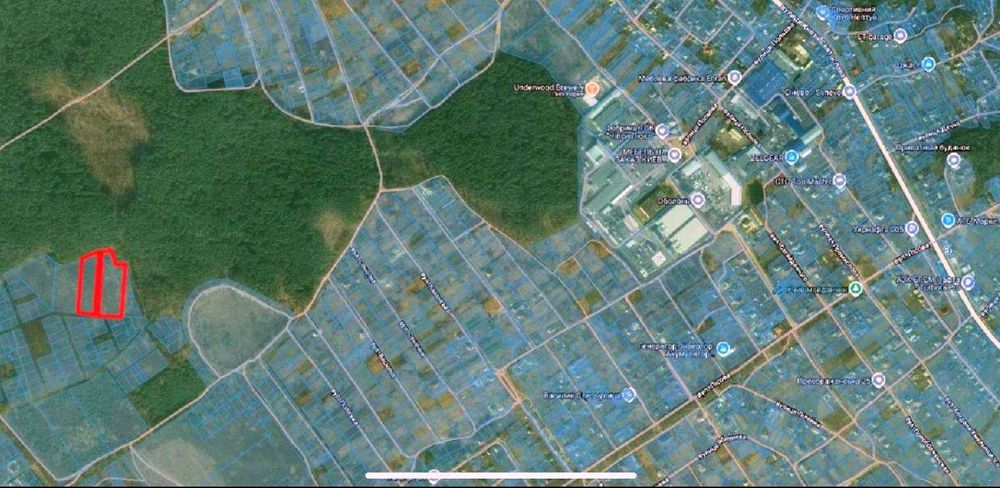 186 соток біля лісу в с .Ст. Петрівці, в 15 км від Києва