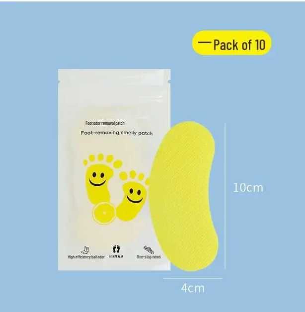 Наклейки дезодорант для взуття Лимон, 12 шт.