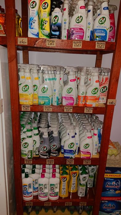 Італійська побутова хімія ChanteClair, Ace, Sole, Cif