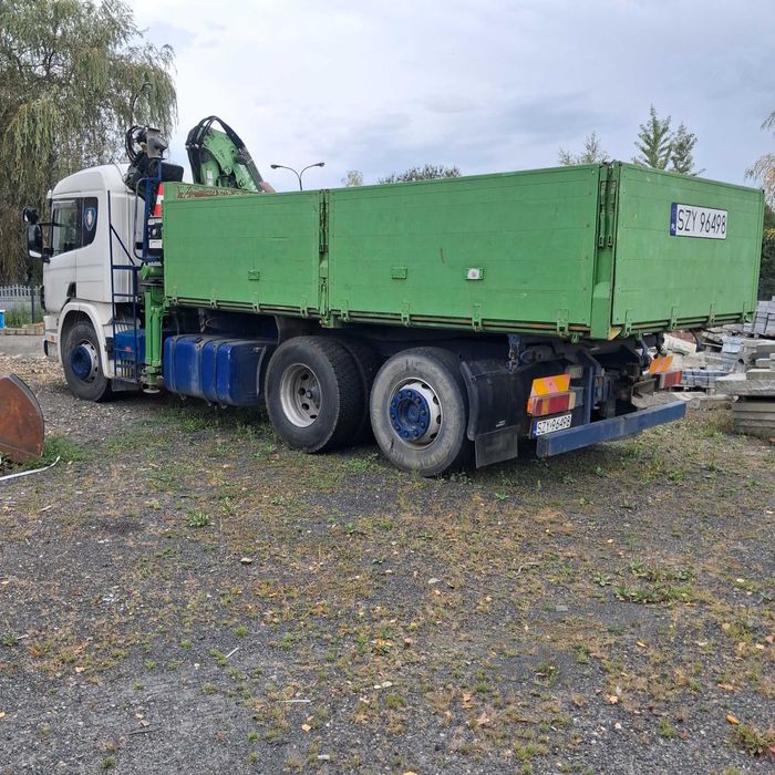 scania wywrotka p 94-260 z hds atlas 145.2 rok prod. 2001r ład. 13.2 t