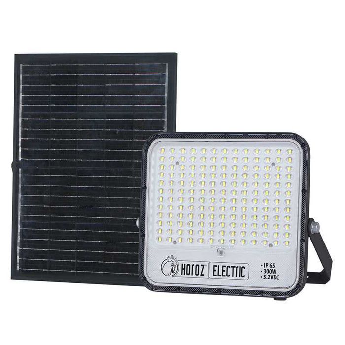 Прожектор LED з сонячною панеллю Horoz TIGER 40/100/200/300W 6400К