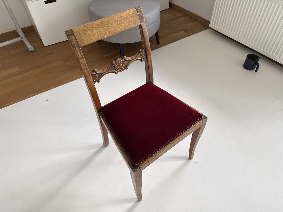 Krzeslo antyk biedermeier