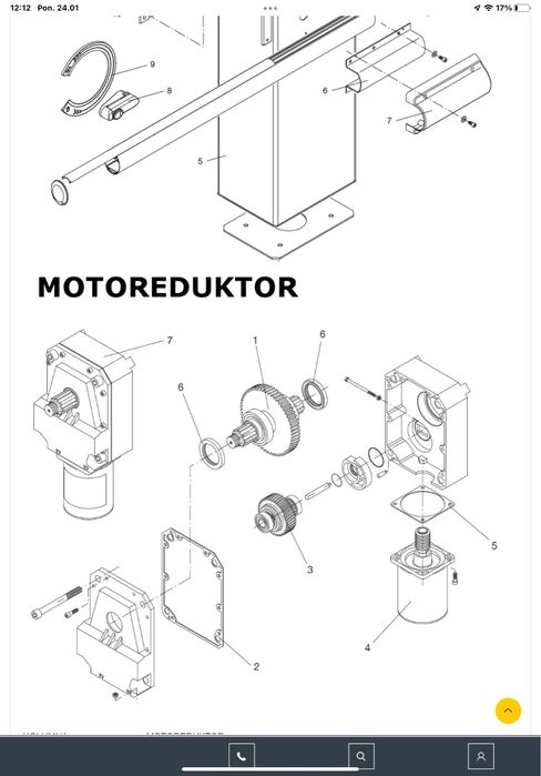 Naped do szlabanu Beninca Motoredukter EVA 5