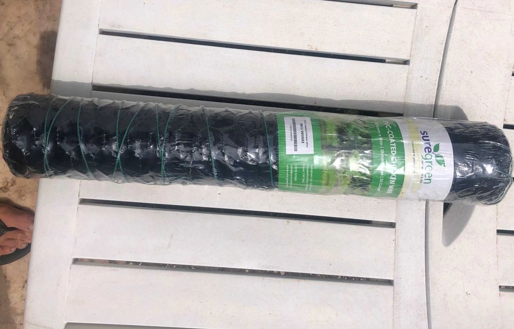 rolos rede pvc verde malha 600-10m-25mm suregreen