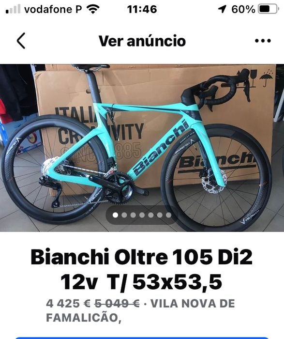 Bicicletas Bianchi desponiveis pra entrega