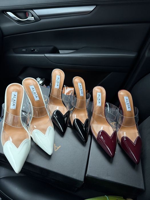 Туфли ALAÏA алая мюлі алаїа алая туфлі сабо alaia alaila