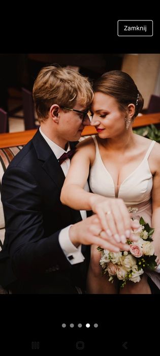 Piękna suknia na ślub cywilny