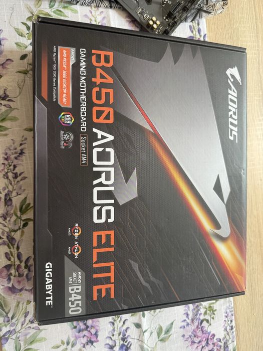 Plyta B450+Ryzen 3600 Golden