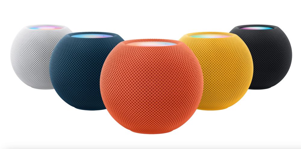 Нова колонка Apple HomePod mini White Midnight Orange Yellow Blue