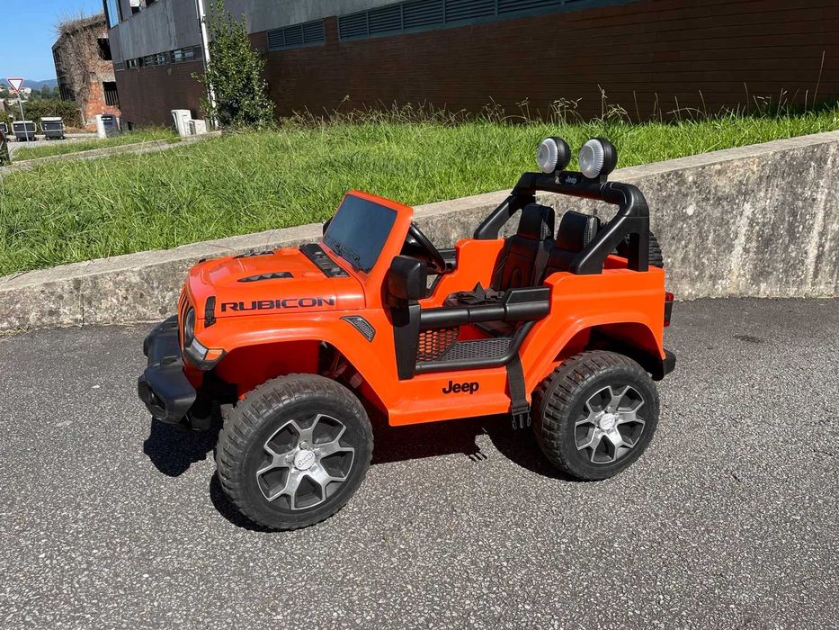Jeep Wrangler Rubicon Elétrico Infantil – Bateria Nova + Comando