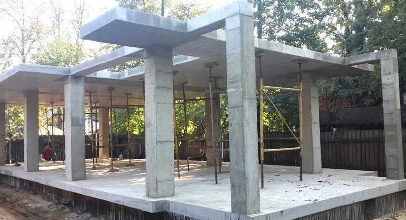 Бетонные, Монолитные работы, заливка перекрытий любой сложности