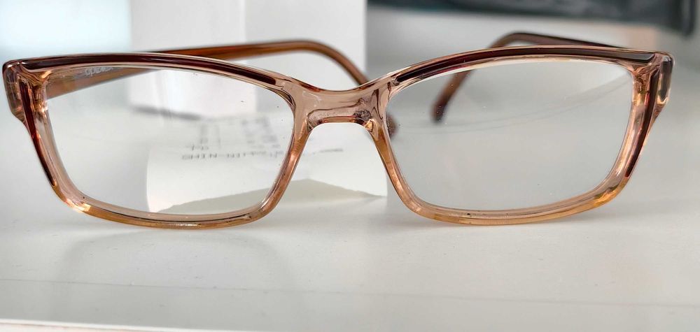 Okulary oprawki do okularów korekcyjne damskie brązowe 1,25. 1.50