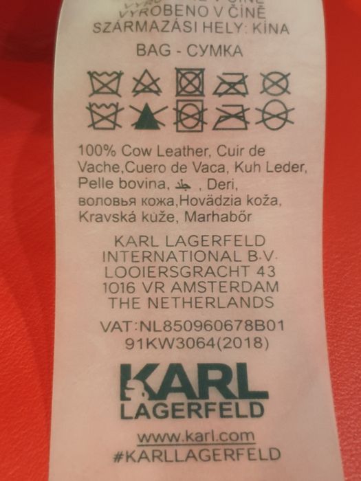 Продам сумку Karl Lagerfeld. Шкіра. Нова. Оригінальна.