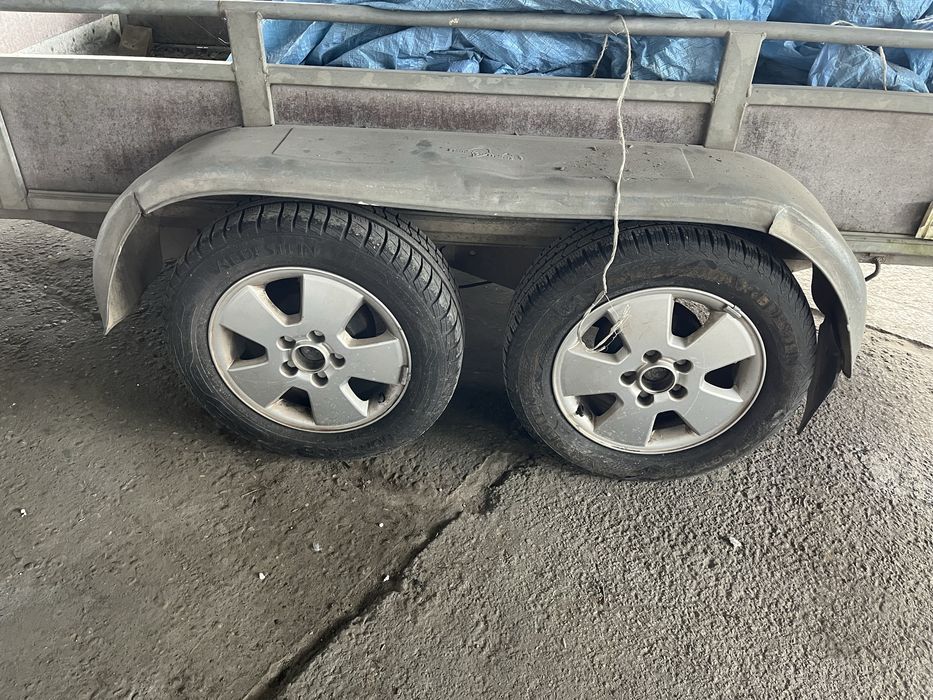 Двохосний прицеп фламінго