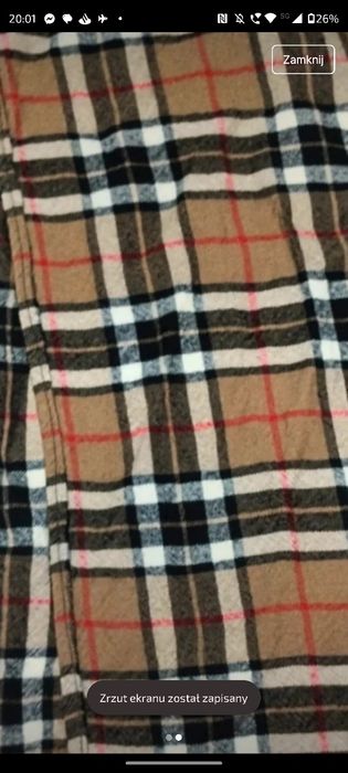 Szalik jak burberry szal chusta
