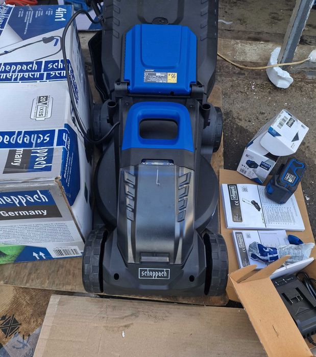 Акумуляторна газонокосарка, косарка Scheppach BC-MP320- X (з Німеччини