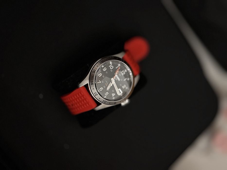 Seiko 5 Sports GMT FULL SET, stan bardzo dobry