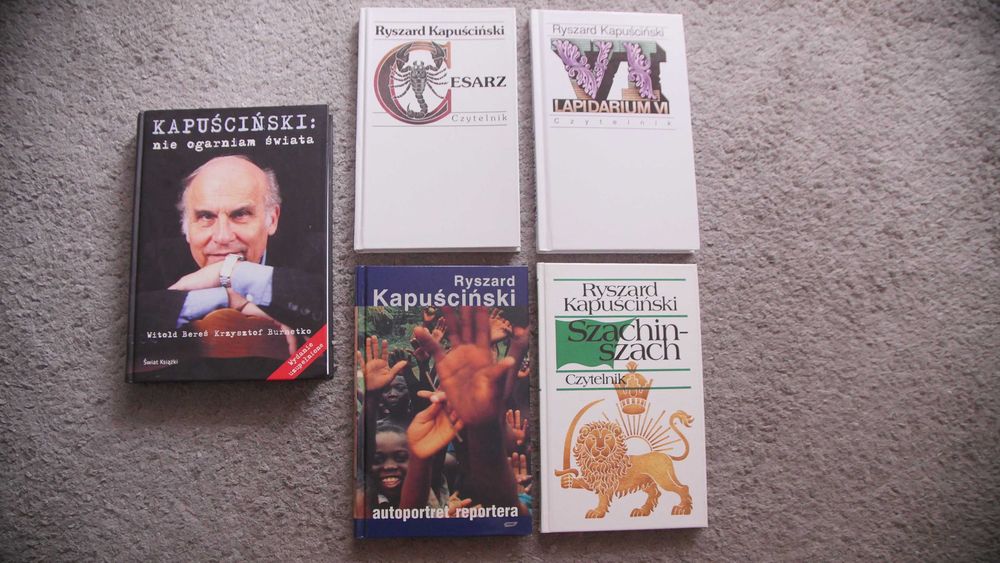 Ryszard Kapuściński - 5 książek