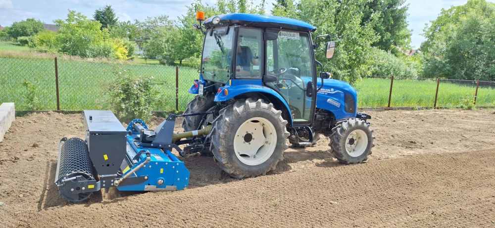 Trawniki , glebogryzarka separacyjna , sianie , równanie Krosno