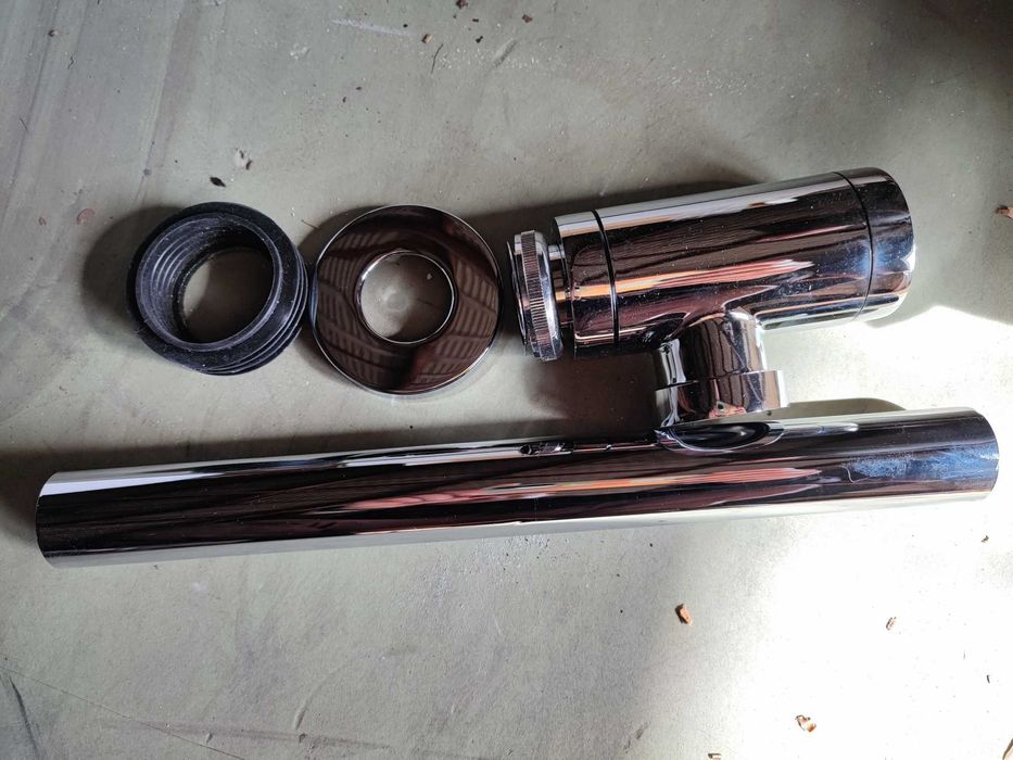 Syfon Umywalkowy Mosiężny Chromowany, przyłącz do umywalki jakość!