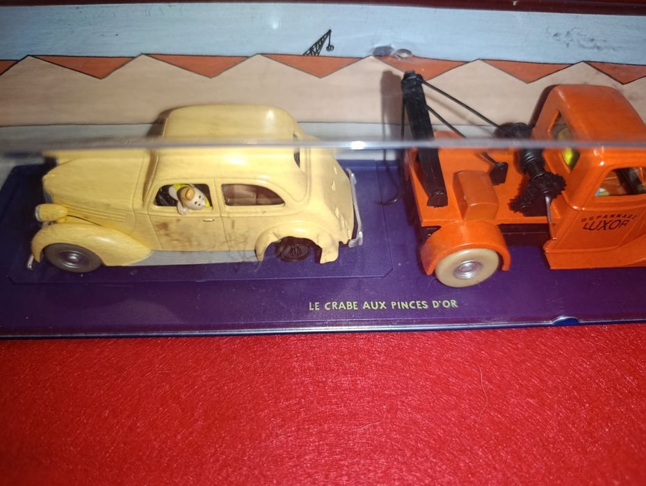 Miniatura Tintin  Reboque e Carro Acidentado