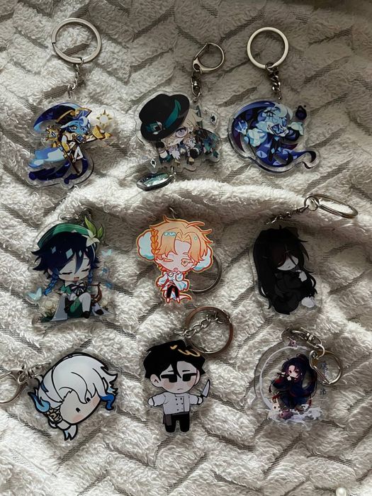 брелок хср кукі ран геншин бн dead plate