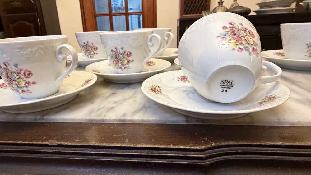 Conjunto de cha SPAL floral