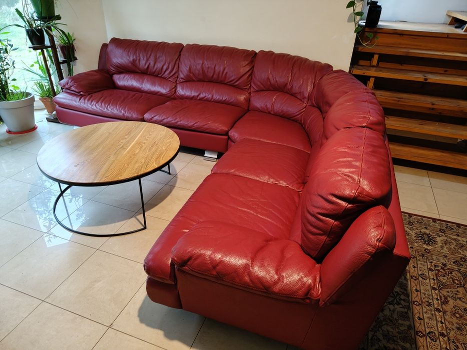 Kanapa skórzana duża