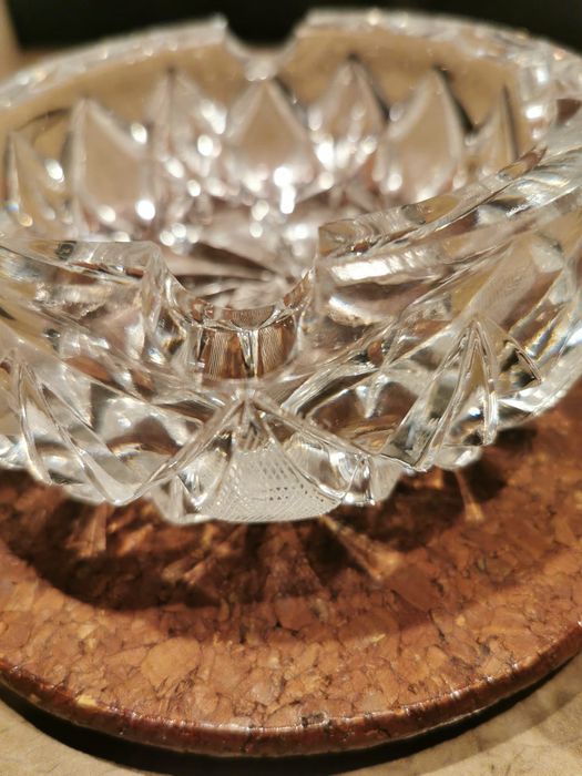 Popielniczka krysztalowa PRL