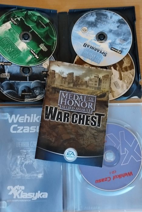 2 gry PC medal of honor wehikuł czasu