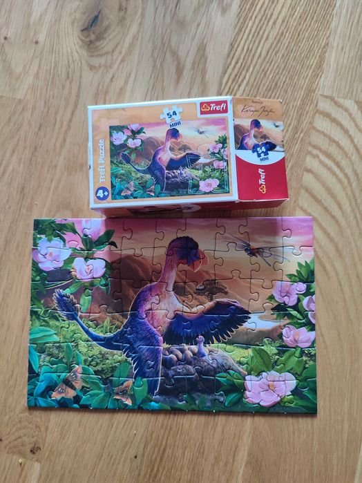 Puzzle dinozaur 54 elementy