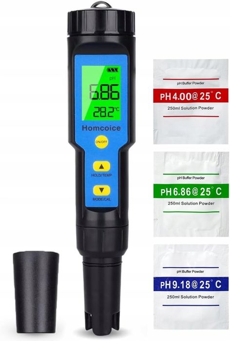 Miernik pH 4 w 1 z TDS EC Temperatura, tester pH IP67 z funkcją ATC
