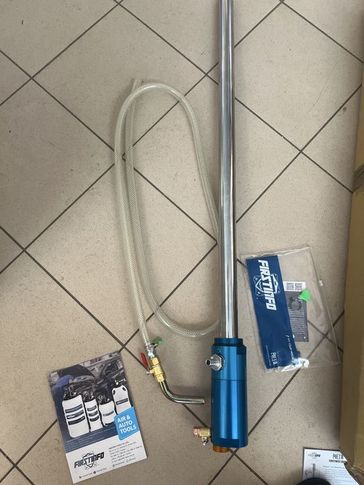 Насос із пневмоприводом доя бочки 200л.