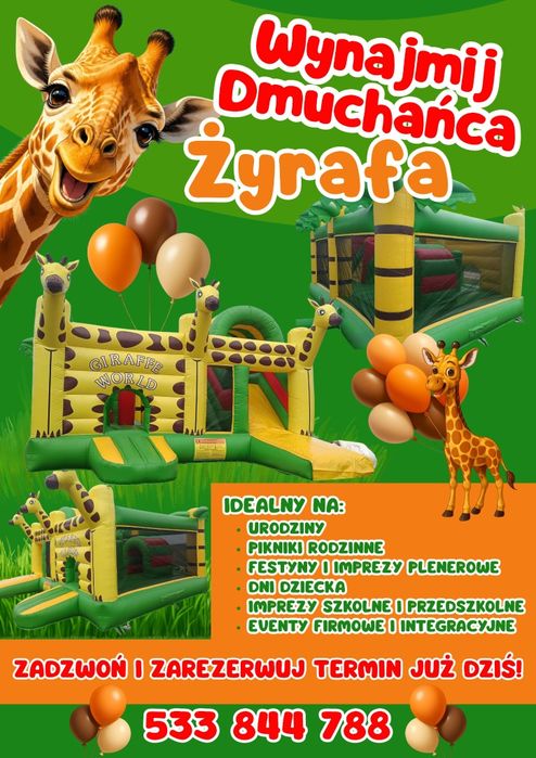Wynajem dmuchańca