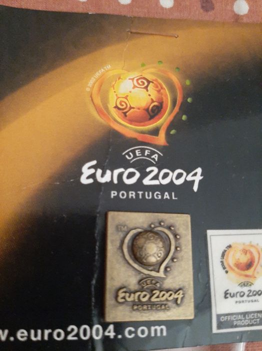 Pin Oficial do Euro 2004 - Novo -