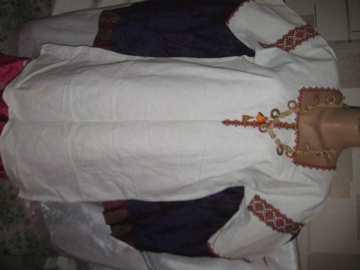 Вышитая туника-платье