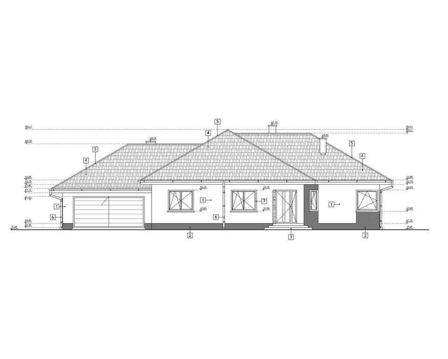 Projekty, rysunki techniczne, budownictwo, architektura, Autocad 2D