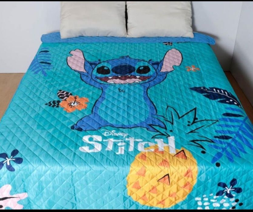 Colchas disney stich novas 180x260 inclui fronha para entregas