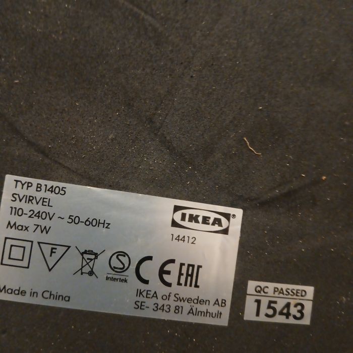 Lampa stołowa "Ikea"