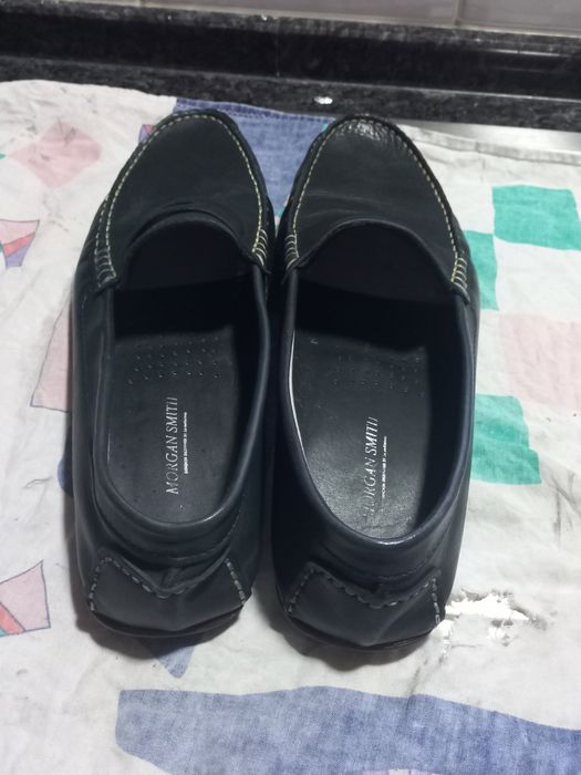 Mocassim Morgan Smith em pele azul n.42