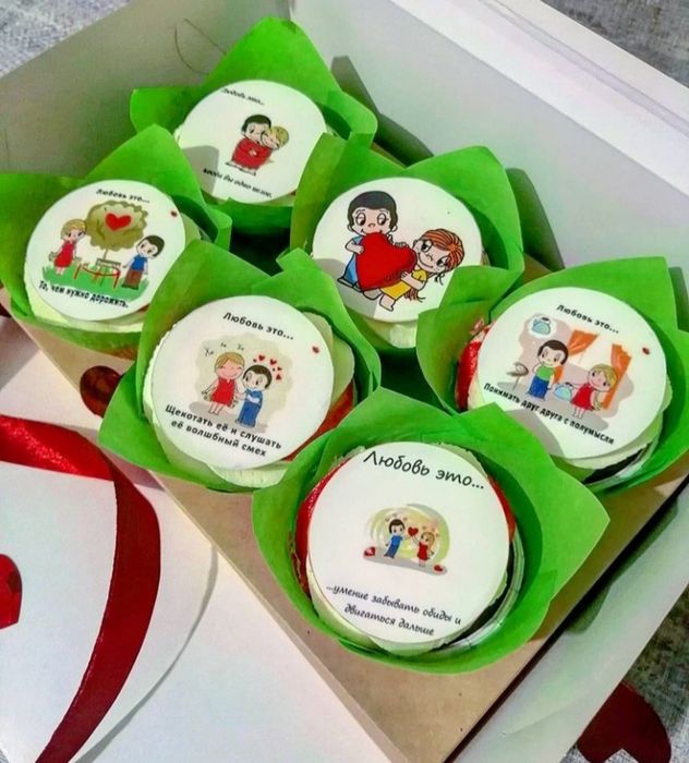 Капкейки на заказ. Подарок на день рождения. На свадьбу. Сладости