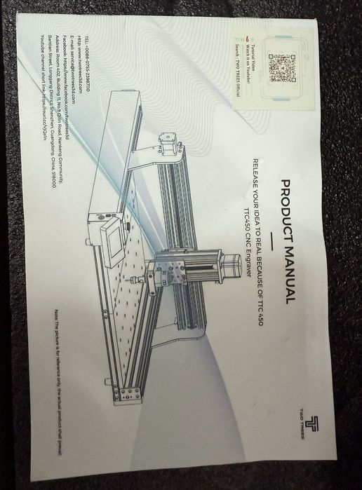 Професійний фрезерний ЧПУ станок TwoTrees TTC 450