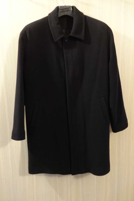 Linear 50 płaszcz wełniany czarny