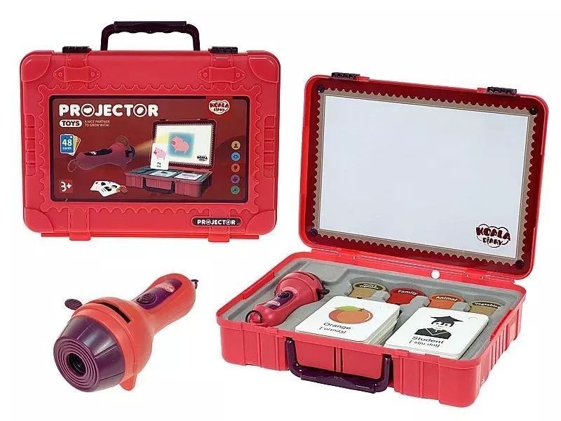 Projektor do nauki języka ang. w walizce. Adar