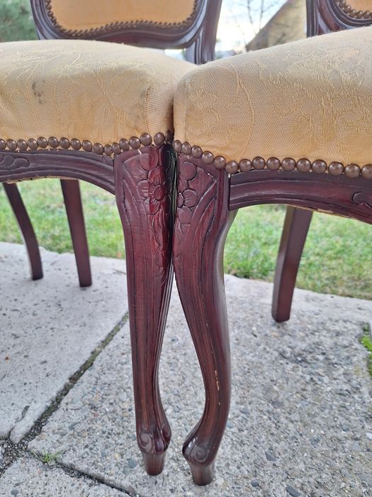 4 krzesła stylowe ludwika piękne