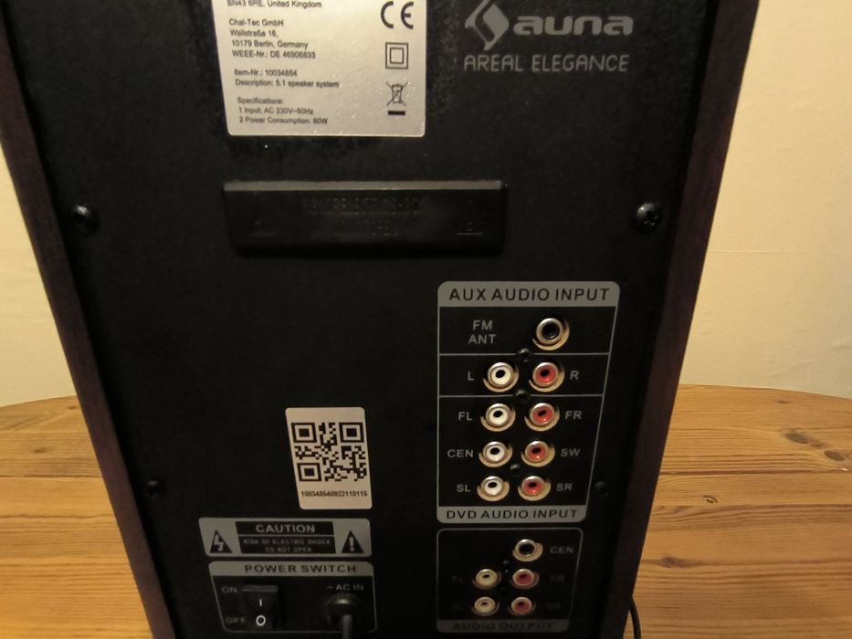 Kino domowe AUNA Areal Elegance 5.1