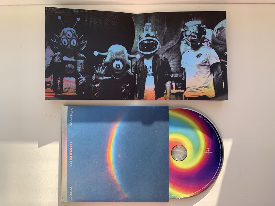 Нові CD диски Coldplay Moon Music of the spheres з автографом signed